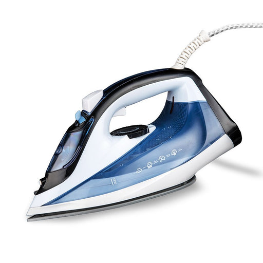 EAN 4820096551455 - Maestro MR-306С plancha Plancha a vapor Suela de cerámica 2200 W Azul, Blanco imagen 1