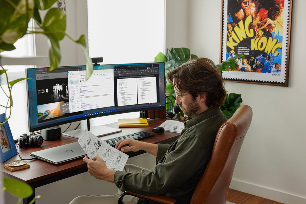 EAN 0196786293856 - HP E45c G5 DQHD Curved Monitor pantalla para PC 113 cm (44.5") 5120 x 1440 Pixeles Dual QHD LCD Negro imagen 6