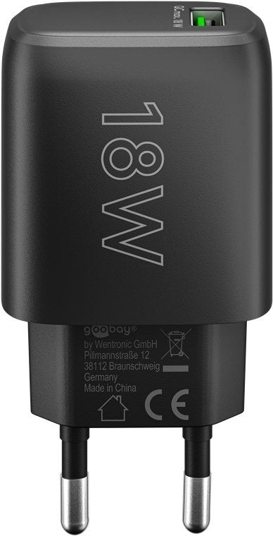 EAN 4040849616716 - Goobay 61671 cargador de dispositivo móvil Universal Negro Corriente alterna Carga rápida Interior imagen 2