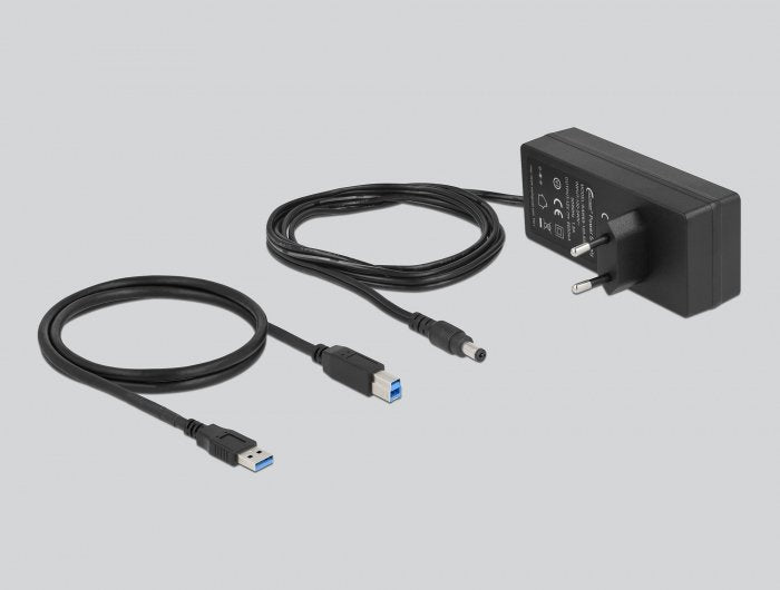 EAN 4043619636709 - DeLOCK 63670 hub de interfaz USB 3.2 Gen 1 (3.1 Gen 1) Type-B 5000 Mbit/s Gris imagen 3