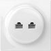EAN 5902701701383 - Fibaro Walli N toma de corriente 2 x RJ-45 Blanco imagen 1