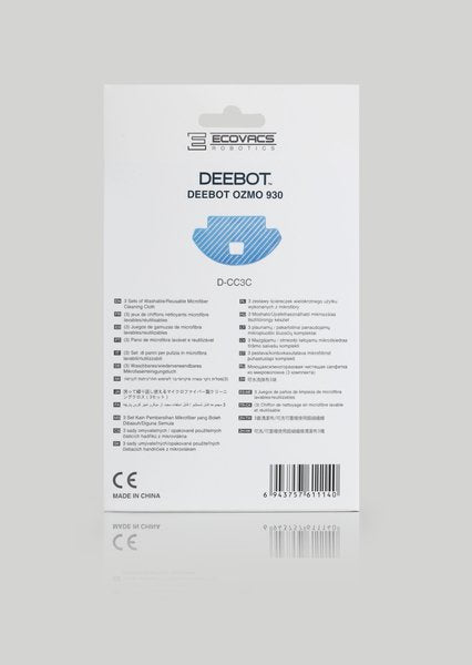 EAN 6943757611140 - Ecovacs D-CC3C accesorio y suministro de vacío Bayeta para mopa Robot aspirador imagen 3