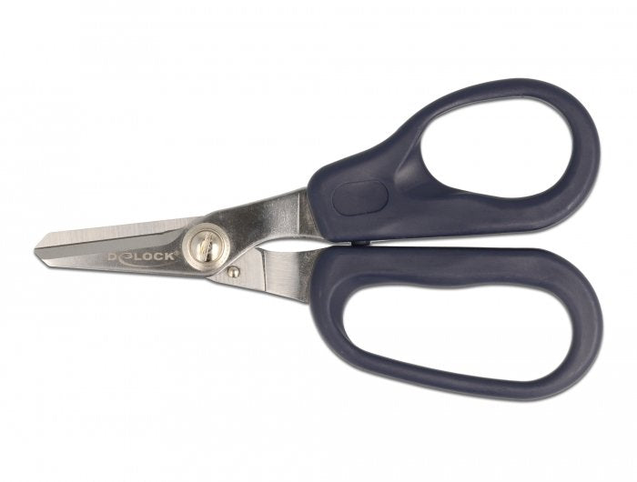 EAN 4043619905546 - DeLOCK 90554 tijera de escritorio y manualidades Tijeras de oficina Corte con forma Azul, Plata imagen 3