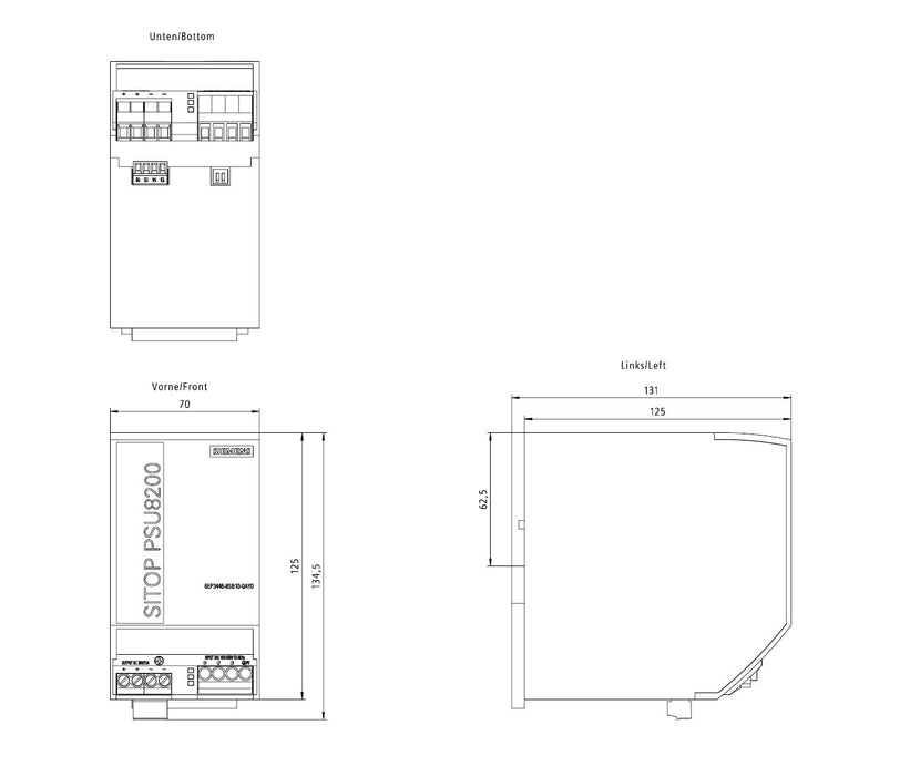 EAN 4025515154716 - Siemens 6EP3446-8SB10-0AY0 adaptador e inversor de corriente Interior Multicolor imagen 4