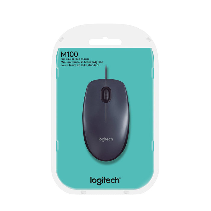 EAN 5099206070462 - Logitech Mouse M100 ratón Oficina Ambidextro USB tipo A Óptico 1000 DPI imagen 8