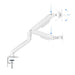EAN 8433281010673 - TooQ DB4032TNR-W soporte para monitor 81,3 cm (32") Escritorio Blanco imagen 3