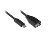 EAN 4014619557578 - Alcasa 2511-OTG2 cable USB USB 2.0 0,1 m USB C USB A 0,48 Gbit/s Negro imagen 1