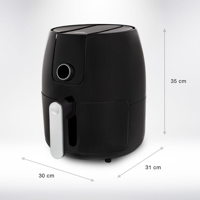 EAN 8713016076182 - Princess 182025 Sencillo 4,5 L Independiente 1500 W Freidora de aire caliente Negro imagen 17