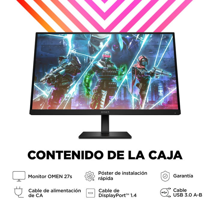 EAN 1970296154666 - OMEN by HP 27 inch FHD 240Hz Gaming Monitor - OMEN 27s pantalla para PC 68,6 cm (27") 1920 x 1080 Pixeles imagen 5