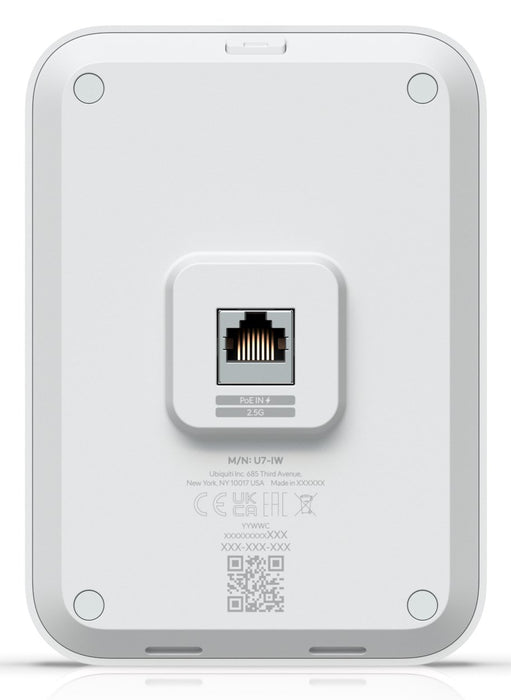 EAN 0810084698754 - Ubiquiti U7 In-Wall 4300 Mbit/s Blanco Energía sobre Ethernet (PoE) imagen 3