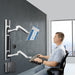 EAN 0065030899475 - StarTech.com 2PASTSC-WALL-MOUNT estacion de trabajo sentado o de pie imagen 8