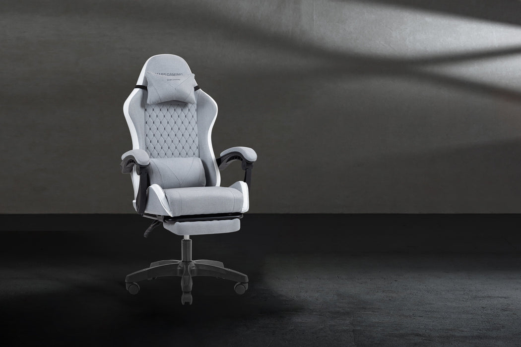EAN 8435693112952 - Mars Gaming MGCXFSW silla para videojuegos Silla para videojuegos de PC Asiento acolchado Gris, Blanco imagen 10