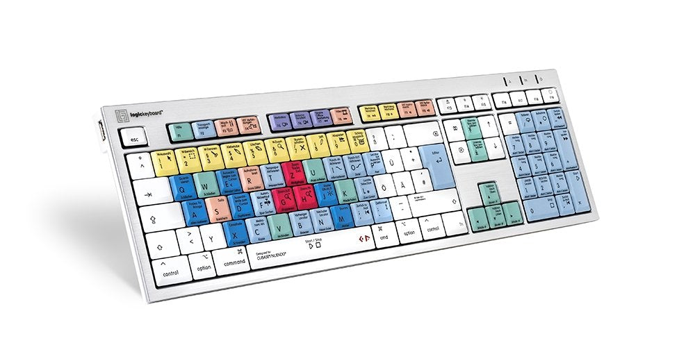 EAN 5707795015213 - Logickeyboard LKB-CBASE-CWMU-DE teclado Oficina USB QWERTZ Alemán Multicolor imagen 1