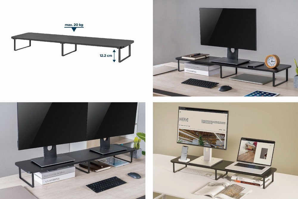 EAN 8716309127776 - Gembird MS-TABLE2-01 soporte para monitor Escritorio Negro imagen 14