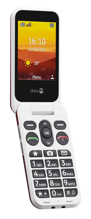 EAN 7322460087579 - Doro Leva L20 7,11 cm (2.8") 132 g Rojo, Blanco Característica del teléfono imagen 3