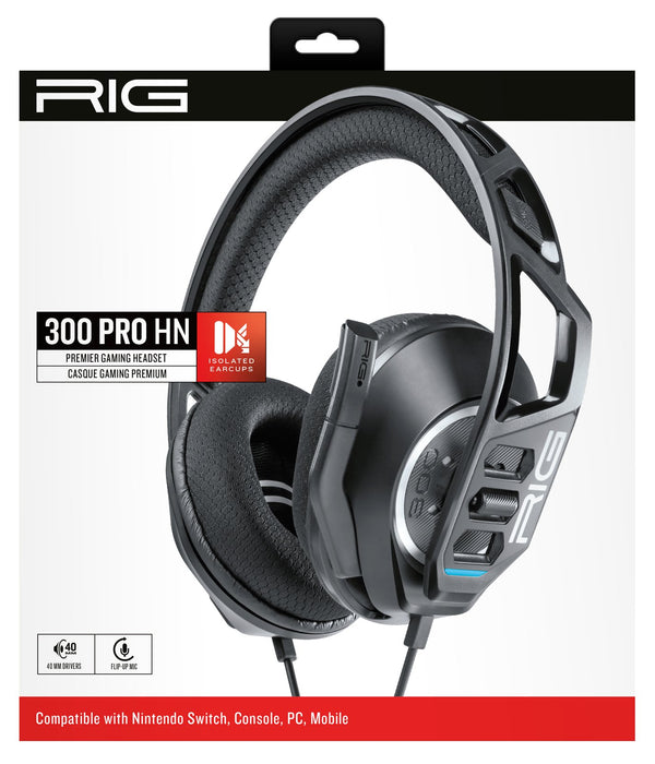 EAN 3665962009217 - NACON RIG 300 PRO HN Auriculares Alámbrico Diadema Juego Negro imagen 3