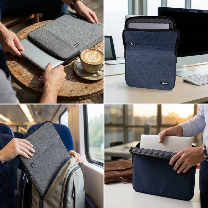 EAN 8431775036024 - Nilox SLEEVE 15.6 GRIS 39,6 cm (15.6") Funda imagen 7