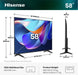 EAN 6942351430607 - Hisense 58A6S 147,3 cm (58") 4K Ultra HD Smart TV Wifi Negro imagen 2