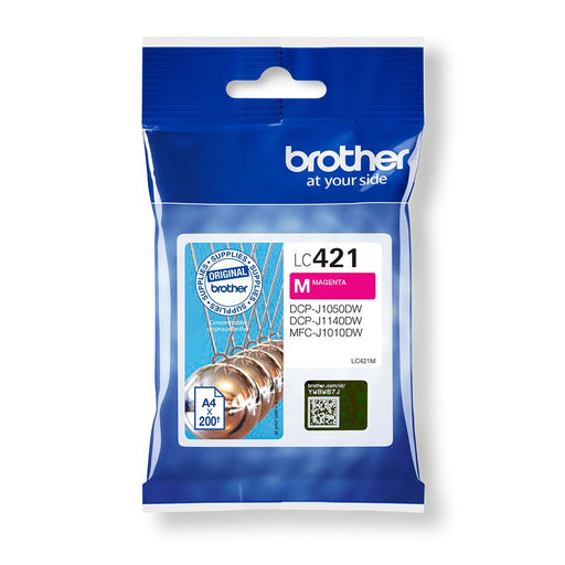 EAN 4977766810388 - Brother LC421M cartucho de tinta 1 pieza(s) Original Magenta imagen 1