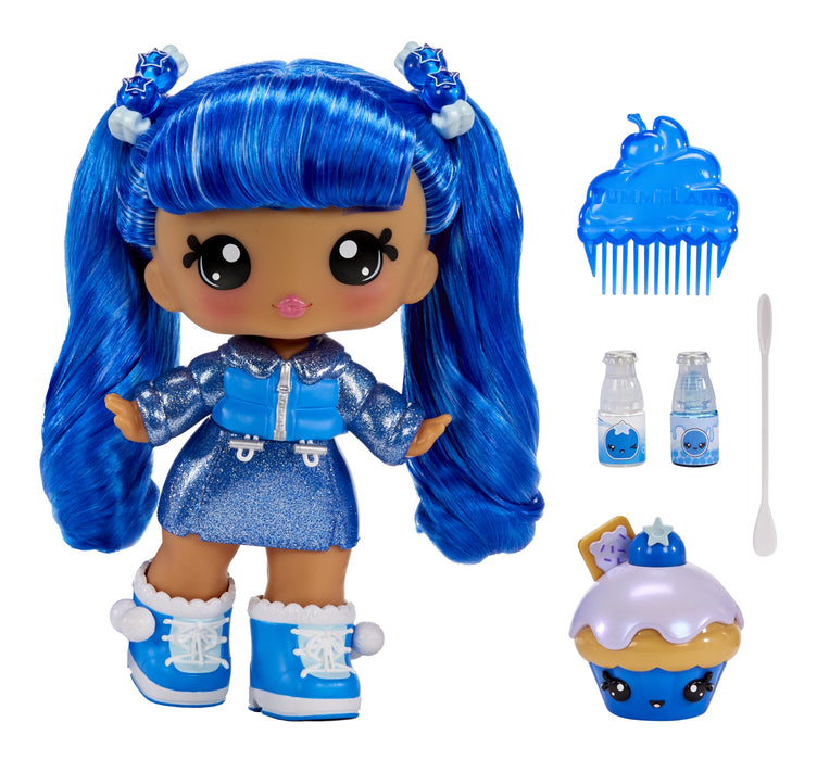 EAN 0035051120803 - MGA Entertainment Yummiland Large Doll + Lipgloss Pet- Rory Blueberry imagen 1