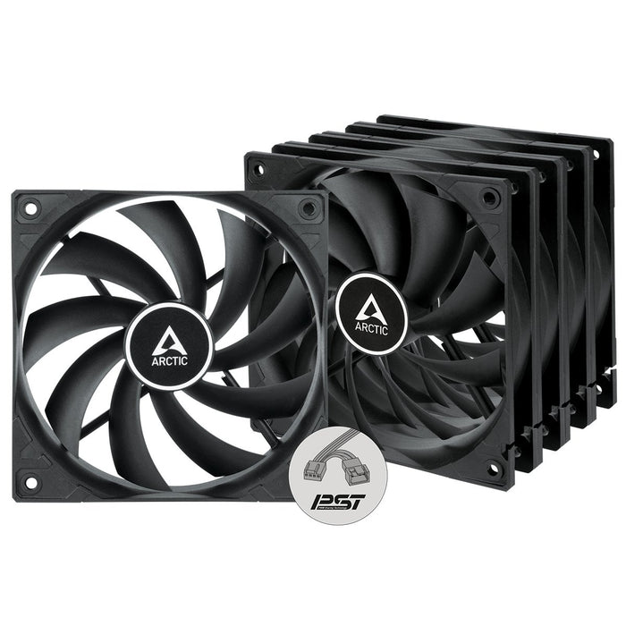 EAN 4895213703260 - ARCTIC F12 PWM PST Carcasa del ordenador Ventilador 12 cm Negro 5 pieza(s) imagen 1