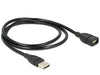 EAN 4043619835003 - DeLOCK 1m USB 2.0 cable USB USB A Negro imagen 3
