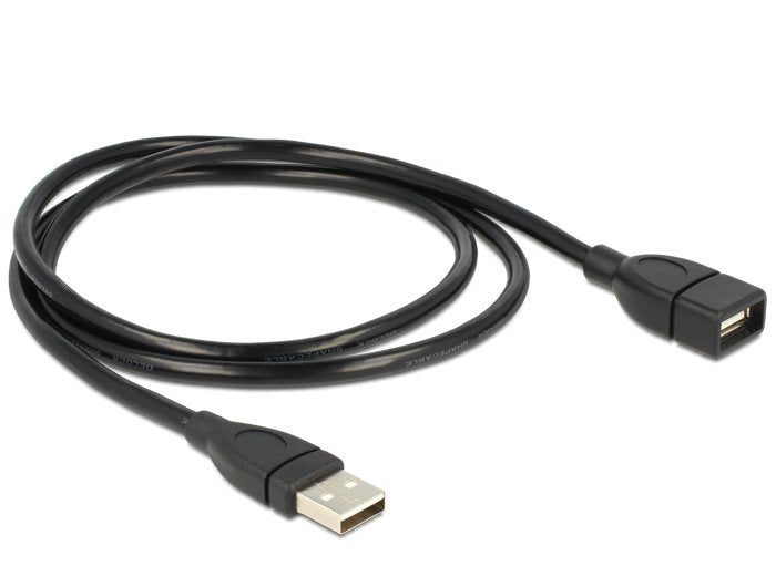 EAN 4043619835003 - DeLOCK 1m USB 2.0 cable USB USB A Negro imagen 3