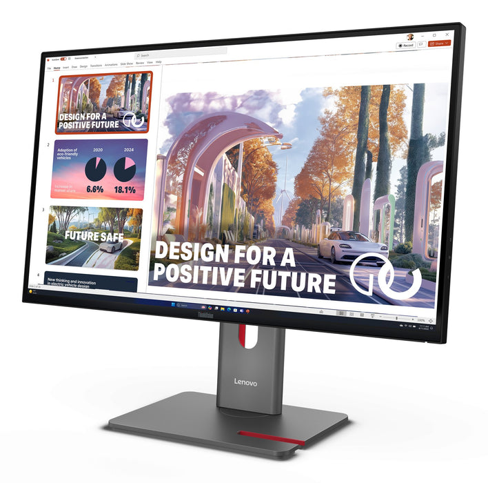 EAN 198156536280 - Lenovo ThinkVision P27QD-40 pantalla para PC 68,6 cm (27") 2560 x 1440 Pixeles Wide Quad HD LED Negro imagen 3