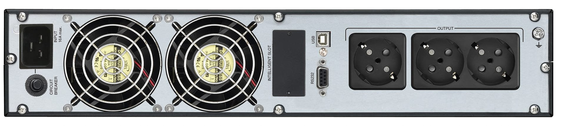 EAN 4713224520624 - FSP Champ Rack 3K sistema de alimentación ininterrumpida (UPS) Doble conversión (en línea) 3 kVA 2700 W 3 imagen 2