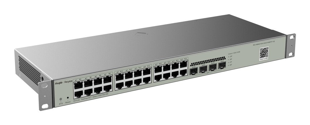 EAN 6971693278721 - Ruijie Networks RG-NBS3100-24GT4SFP-V2 switch Gestionado L2 Gigabit Ethernet (10/100/1000) Metálico imagen 2