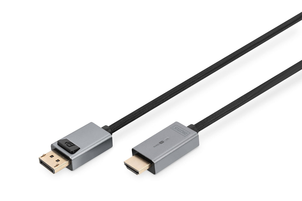 EAN 4016032481256 - Digitus DB-340202-030-S adaptador de cable de vídeo 3 m Negro imagen 1