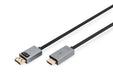EAN 4016032481256 - Digitus DB-340202-030-S adaptador de cable de vídeo 3 m Negro imagen 1