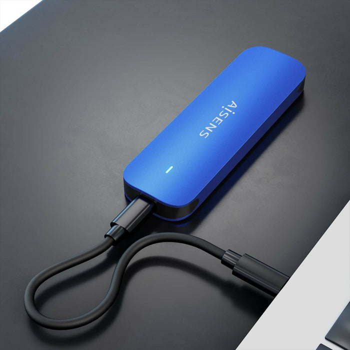 EAN 8436574709704 - AISENS ASM2-026BLU caja para disco duro externo Caja externa para unidad de estado sólido (SSD) Azul M.2 imagen 5