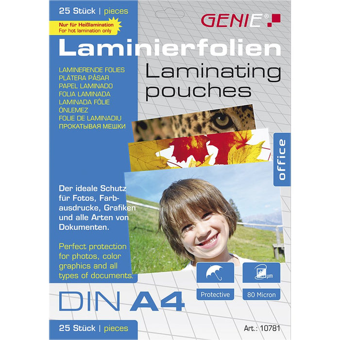 EAN 4015468107815 - Genie 10781 plastificador 25 pieza(s) imagen 1