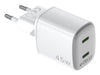 EAN 8021735212232 - Celly UPTC2USBC45WWH cargador de dispositivo móvil Universal Blanco Corriente alterna Carga rápida Interi imagen 1