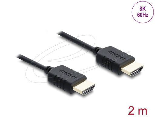 EAN 4043619816828 - DeLOCK Coaxial High Speed HDMI cable 8K 60 Hz 48 Gbps with braided coating 2 m cable HDMI HDMI tipo A (Es imagen 2