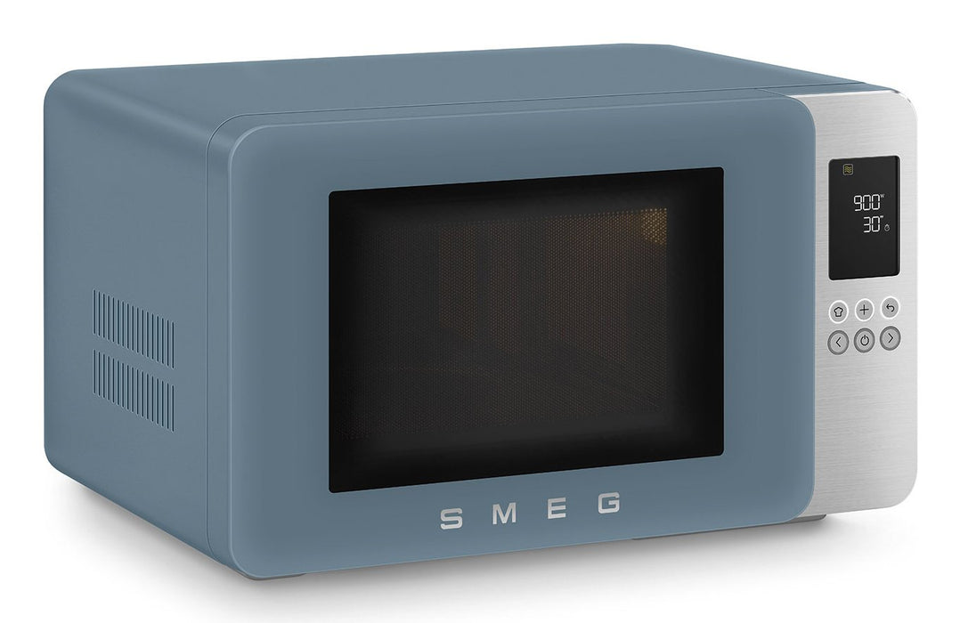 EAN 8017709356507 - Smeg MOC01SBMEU microondas Azul Microondas con grill Encimera 29 L 1450 W imagen 3