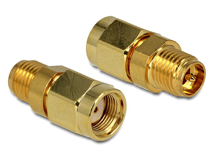 EAN 4043619888757 - DeLOCK 88875 cambiador de género para cable RP-SMA Oro imagen 1