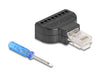 EAN 4043619906543 - DeLOCK 90654 cambiador de género para cable RJ45 8 pin terminal block Negro imagen 1