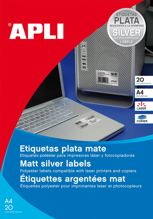 EAN 8410782012276 - APLI 01227 etiqueta de impresora Blanco Etiqueta para impresora autoadhesiva imagen 1