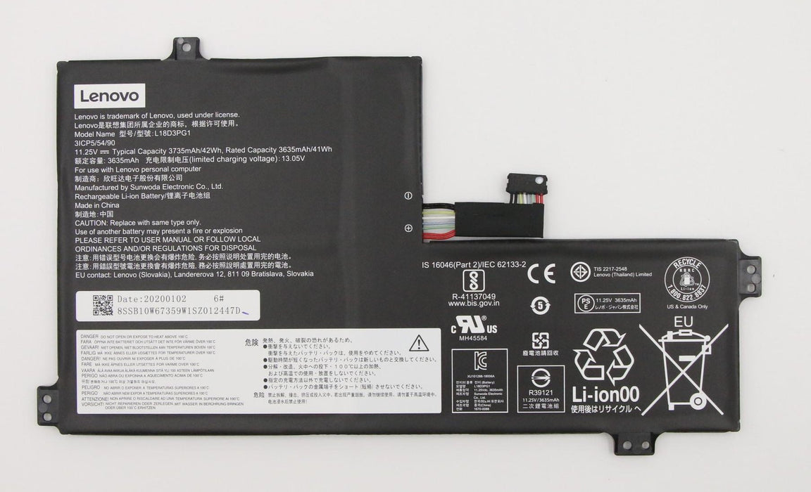 EAN 5704174299851 - Lenovo 5B10W67306 refacción para laptop Batería imagen 1