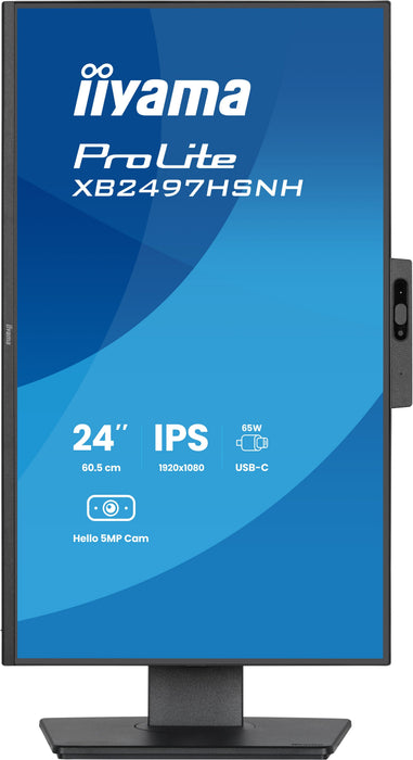 EAN 4948570125968 - iiyama ProLite XB2497HSNH-B1 24IN IPS LCD 4MS 1920X1080 350CD/M2 HDMI/DP/USB 2 pantalla para PC 60,5 cm ( imagen 4