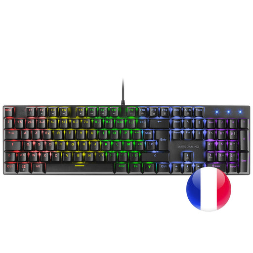 EAN 8437023608456 - Mars Gaming MK422 teclado Juego USB AZERTY imagen 1