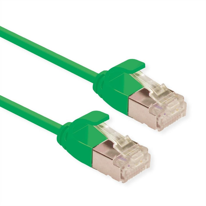 EAN 7630049624504 - ROLINE GREEN 21.44.3332 cable de red Verde 0,5 m Cat6a F/FTP (FFTP) imagen 1