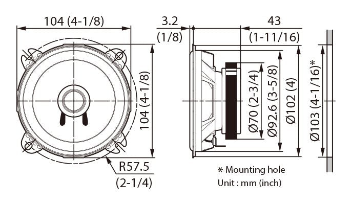 EAN 19048243584 - Kenwood KFC-S1057 altavoz audio Alrededor De 1 vía 220 W imagen 5