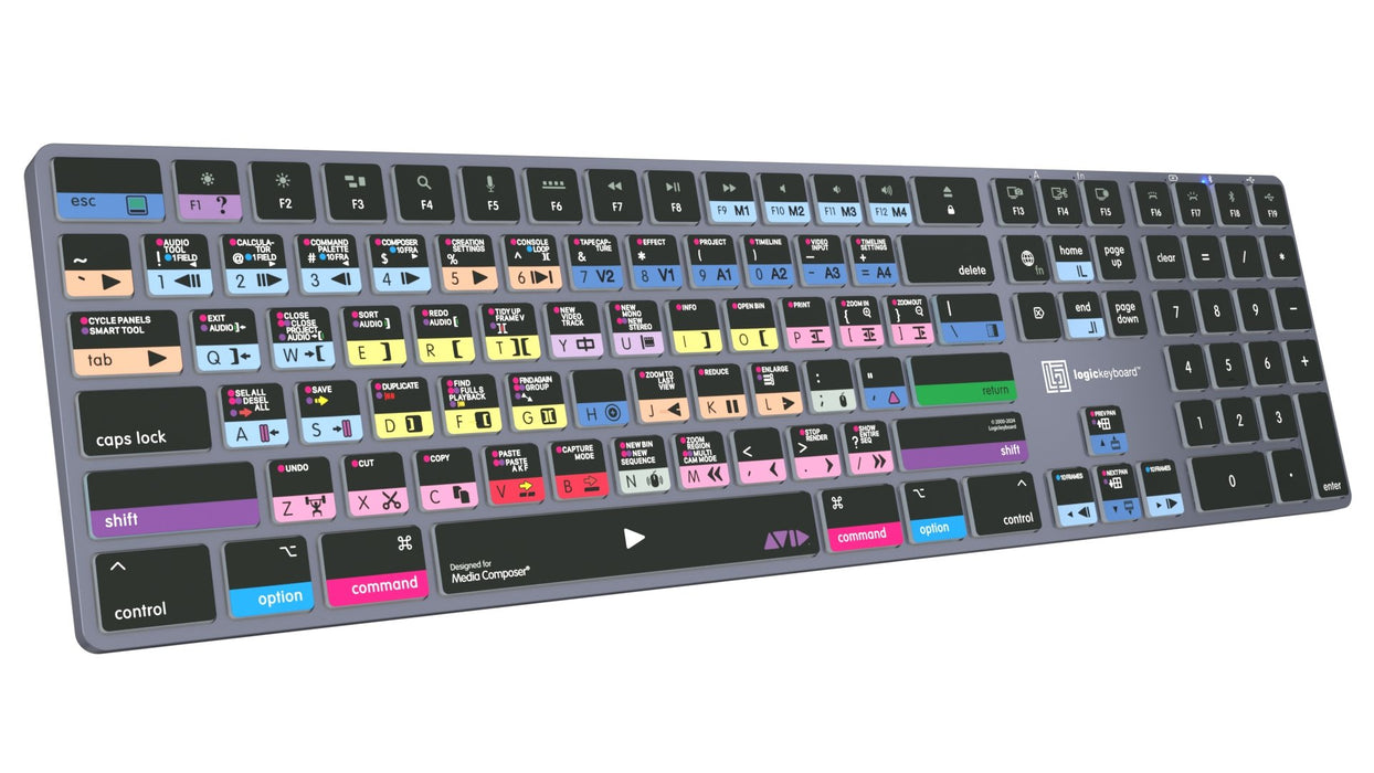 EAN 5707795022235 - Logickeyboard LKB-MCOMP-TM teclado Oficina Bluetooth QWERTY Francés Gris, Titanio imagen 4