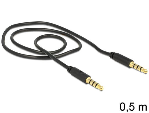 EAN 4043619834341 - DeLOCK 3.5mm - 3.5mm, 0.5m cable de audio 0,5 m 3,5mm Negro imagen 2