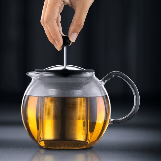 EAN 727015373188 - Bodum Assam tetera 1 L Cromo, Transparente imagen 4