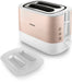EAN 8720389031021 - Philips Viva Collection HD2638/11 tostadora 7 2 rebanada(s) 950 W Oro rosa, Blanco imagen 7