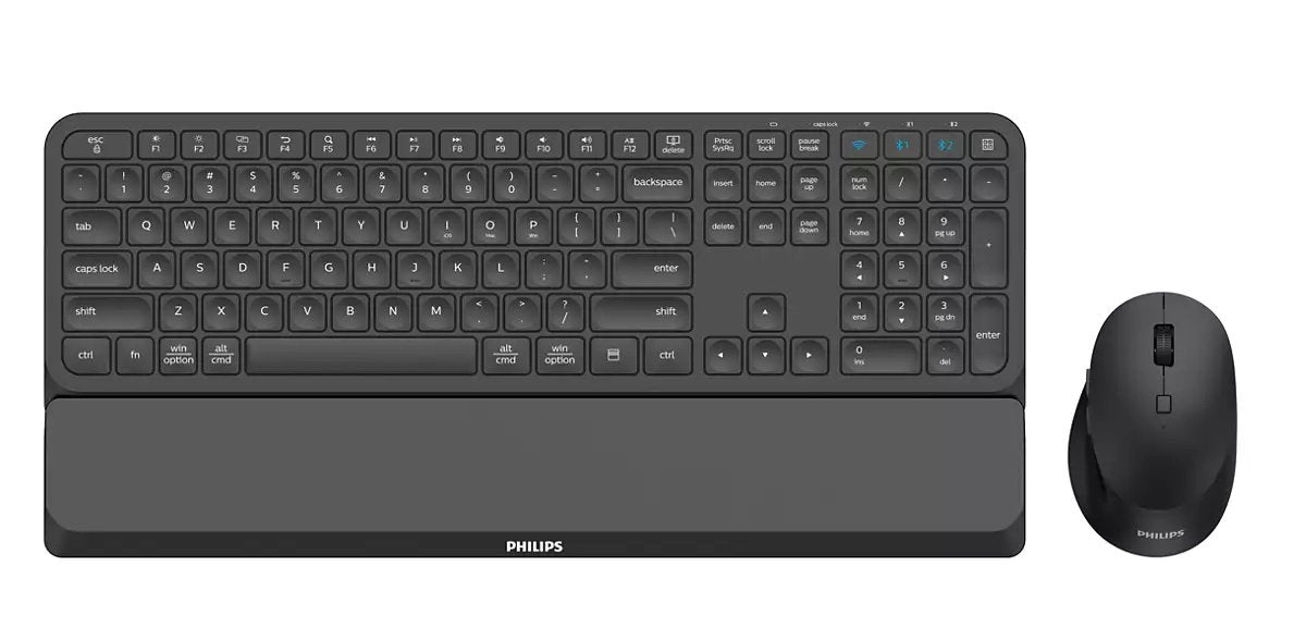 EAN 8712581780029 - Philips 6000 series SPT6607B/26 teclado Ratón incluido Universal RF Wireless + Bluetooth QWERTZ Alemán Ne imagen 1